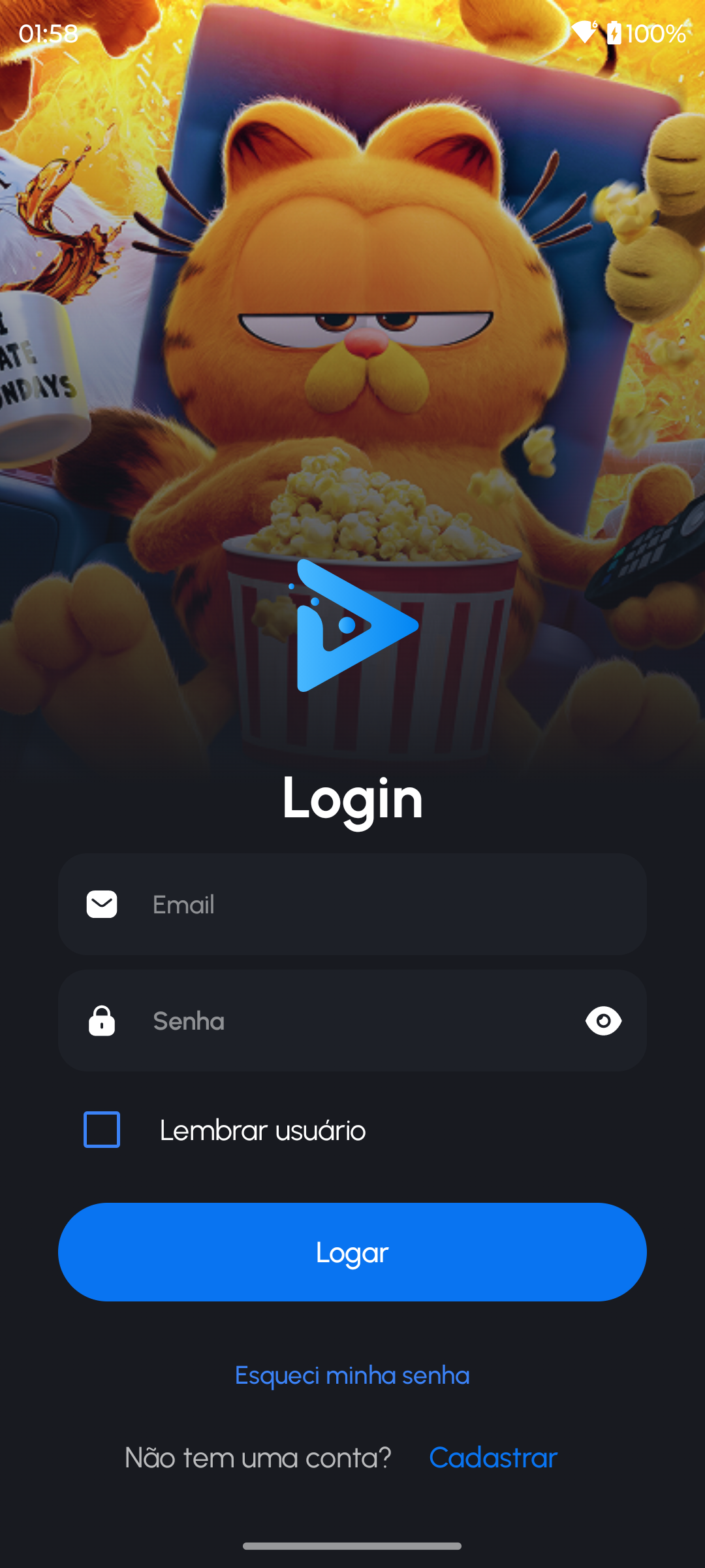 Tela de login